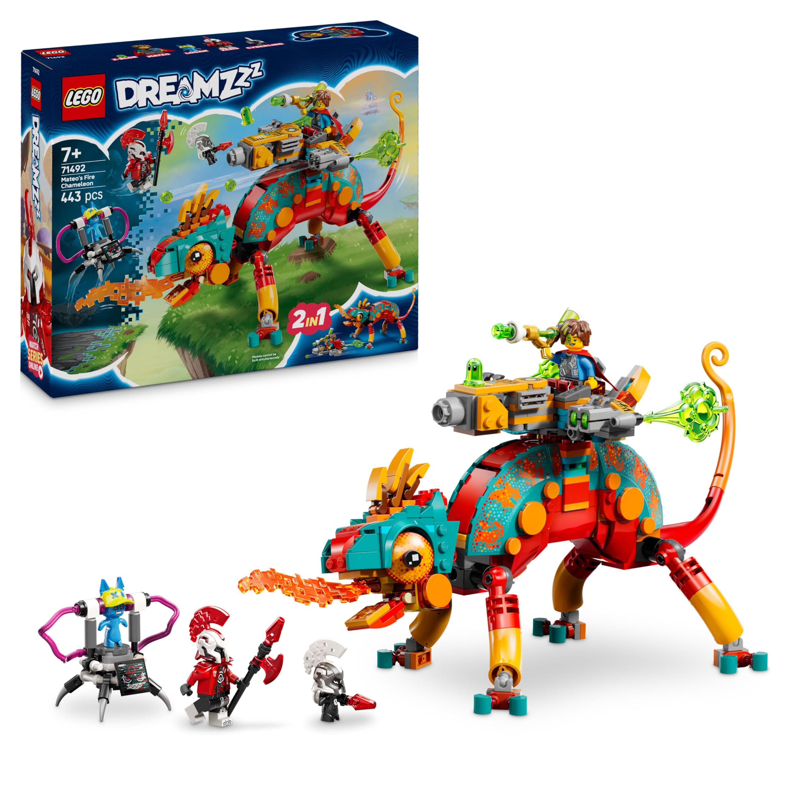 LEGO Dreamzzz Le Caméléon Cracheur De Feu de Mateo - Figurine d